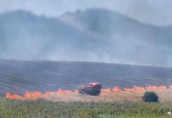 Bursa’da anız yangını, ormana sıçramadan kontrol altına alındı