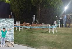 Düğün salonunda dekor amaçlı kullanılan duvarın altında kalan Deniz Efe öldü