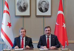 Cumhurbaşkanı Yardımcısı Yılmaz, KKTC Başbakanı Üstel ile görüştü