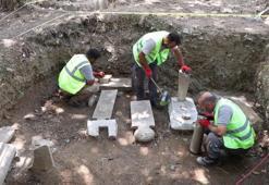 Eyüpsultan'a açık hava müzesi; 19’uncu yüzyıla ait mezar taşları gün yüzüne çıktı