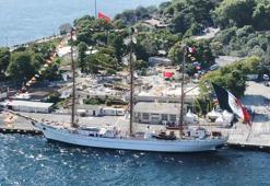 Meksika donanmasına ait askeri okul gemisi Sarayburnu'nda