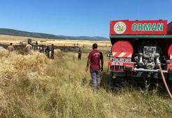 Eskişehir’de 30 dönüm arpa tarlası yandı