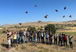 Eskişehir'de kınalı keklikler doğayla buluştu