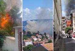 Sarıyer'de 3 katlı köşk alev alev yandı