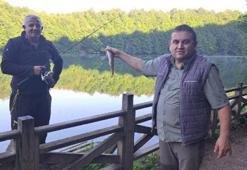 Ulugöl'de en büyük balığı yakalamak için yarıştılar