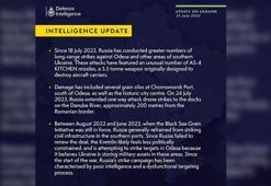 İngiliz istihbarat raporu: Tahıl anlaşmasından ayrılan Rusya, Ukrayna’nın güneyini daha sık hedef alıyor