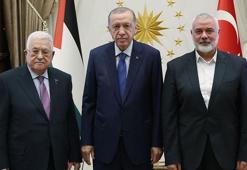 Cumhurbaşkanı Erdoğan, Abbas ve Heniyye'yi kabul etti
