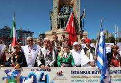 Cumhuriyetin 100’üncü yılına özel 100 ülkenin kültür elçisi Taksim’de bir araya geldi