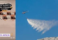 Soğutma çalışması yapan pilotlara taşlarla yazılan mesaj moral oldu