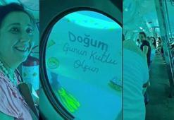 Deniz altında sürpriz doğum günü