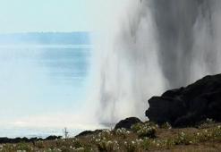Şile'de denizde bulunan top mermileri imha edildi