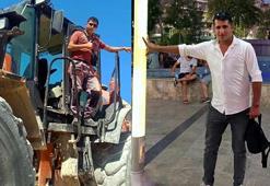 Kullandığı kepçeden düşüp, ölmüş