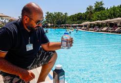 5 yıldızlı otellerin havuzuna kimyasal denetimi