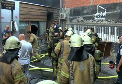 Kadıköy'de korku evinde yangın