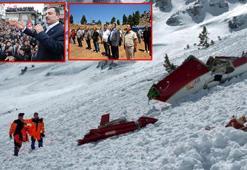 Yazıcıoğlu ile arkadaşları, helikopterin düştüğü Keş Dağı'nda anıldı