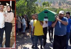 Eşinin öldürdüğü Büşra ve oğlu yan yana toprağa verildi