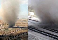 Kömür işletmesinde hortum