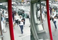Esenyurt'ta davalık olan kavşakta kaza sonrası Asmin'i yaşamda tutma çabası