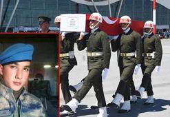 Şehit uzman çavuşun cenazesi, memleketi Sivas'a getirildi