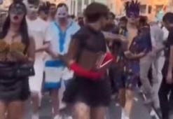 Taksim'de dolar atıp görüntü çeken grup serbest bırakıldı