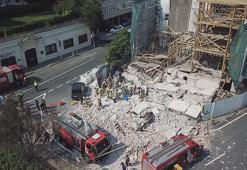 Kuruçeşme'de restorasyon çalışmalarında 4 katlı bina çöktü: 1 ölü, 1 yaralı