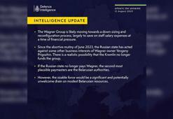 İngiltere istihbarat raporu: Wagner, küçülme ve yeniden yapılanma sürecine doğru ilerliyor