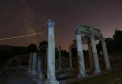 Antik kentte, perseid meteor yağmuru gözlendi