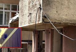 Avcılar'da duvara tırmanan hırsız internet kablolarını çalarken yakalandı