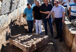 Olba Antik Kenti'nde 2'nci yüzyıla ait heykel ve friz parçaları bulundu