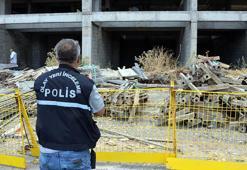 Bastığı kalas kırılınca beton zemine düşüp öldü