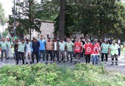 İBB'ye bağlı Ağaç A.Ş. çalışanlarından Saraçhane'de eylem