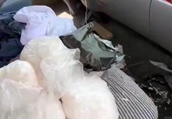 Kamyondaki valizden 6 kilo metamfetamin, 1 kilo kokain çıktı