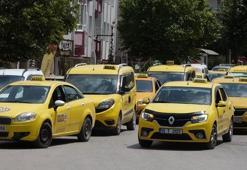 Burdur'da taksicilerden konvoylu eylem