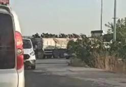 Durdurulan kamyondaki kaçak göçmenler, fıstık bahçelerine kaçtı