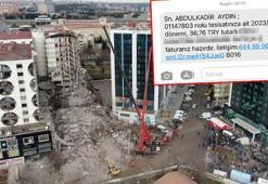 Depremde yıkılan 89 kişinin öldüğü Galeria Sitesi sakinlerine 6 ay sonra elektrik faturası