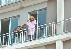 Esenyurt'ta bornozla cama çıkıp mahalleyi bir birine kattı