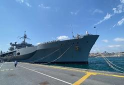 ABD savaş gemisi USS Mount Whıtney Sarayburnu'nda