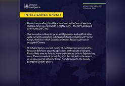 İngiltere Savunma Bakanlığı: Rusya güneydeki ordularını birleştiriyor