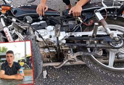 Beton bariyerlere çarpan motosikletin sürücüsü öldü, arkadaşı yaralandı