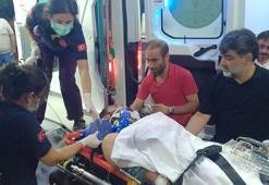 Kocaeli'de TIR'la motosiklet çarpıştı: 2 yaralı