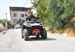 Yürümekte zorlanan 37 yıllık eşini gezdirmek için aldığı ATV, tutkusu oldu