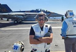 Selçuk Bayraktar, ABD uçak gemisinde tatbikatı izledi