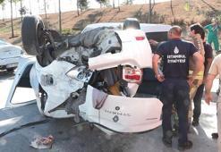 Bağcılar'da 6 aracın karıştığı trafik kazası: 1'i ağır 3 yaralı