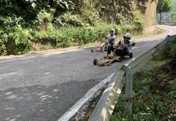 Rize'de, 14'üncü 'Formulaz' tahta araba yarışları heyecanı