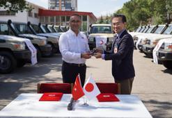 Japon Kızılhaçı’ndan Türk Kızılay’a 30 arazi aracı