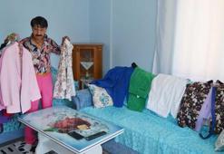 Aksaraylı gurbetçinin renkli kıyafet tutkusu