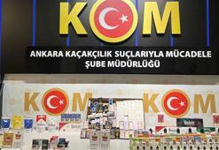 Ankara'da kaçak sigara operasyonu: 2 gözaltı