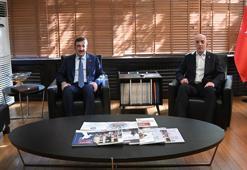 Cumhurbaşkanı Yardımcısı Yılmaz, Türk-İş'i ziyaret etti