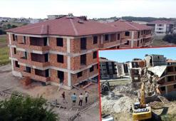 27 daireli inşaat için 'uygunluk' raporu verilen beton 'kullanılamaz' çıktı; binalar yıkıldı