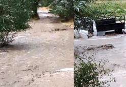 Nevşehir'de sağanak sele neden oldu, ekili alanlar zarar gördü